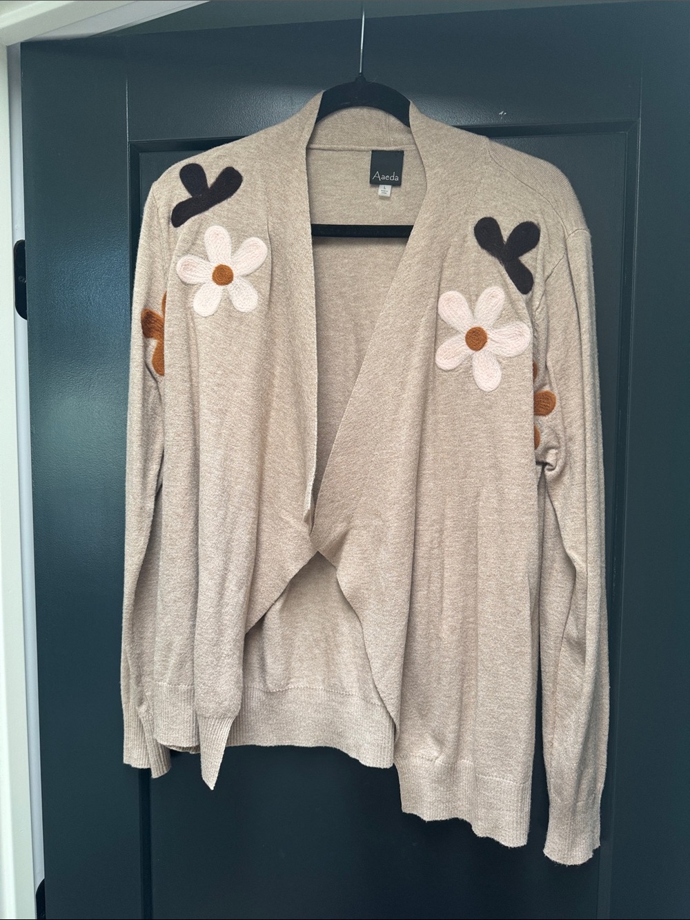 Shawl collar cardigan